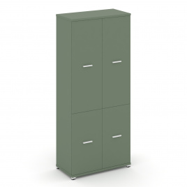 Концепт Шкаф 1 широкая секция, 5 ниш CN.STS-512 W Кобо/Металл Белый 836*420*1922