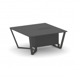 Стил Мит Начальный модуль L=1600 KD-PR.B.SPNW-16 Тиквуд Светлый/Металл Черный 1600*1600*750