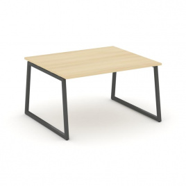 Стайл Проджект Стол переговорный SN-4T1.SPRG-033.3 Серый Пепел/Металл Черный 1380*1180*750