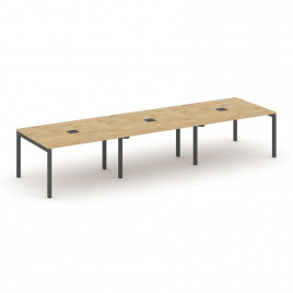 Стайл Проджект Стол переговорный SN-5P.SPRG-054 Антрацит NEW/Металл Черный 4740*1180*750
