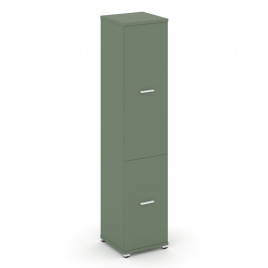Концепт Шкаф 1 узкая секция, 5 ниш CN.STU-512 W Кобо/Металл Белый 420*420*1922