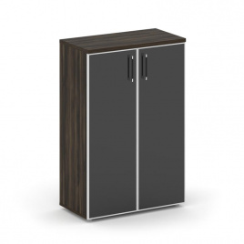 Шифт Шкаф средний широкий SK.ST-2.4R white Тиквуд Светлый/Стекло White 800*420*1207