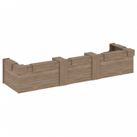 Оникс Ресепшн O.R-K-38 Дуб Мали 6522*1768*1187