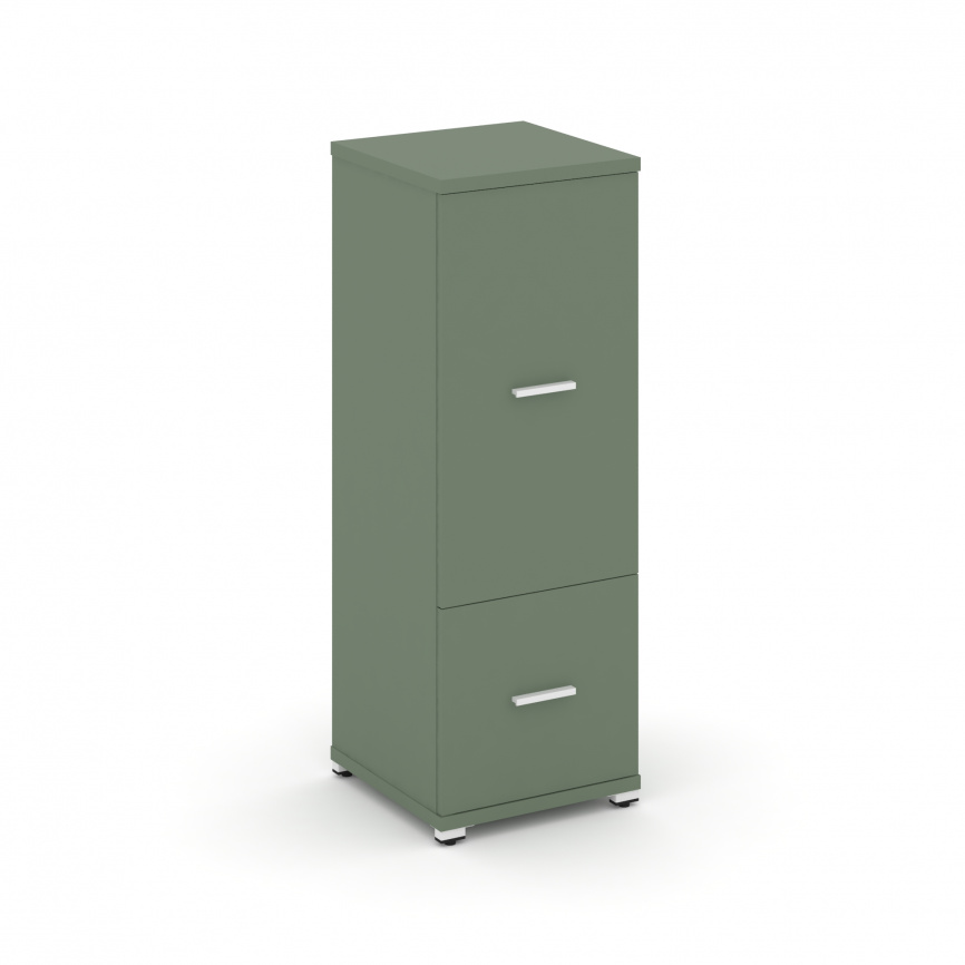 Концепт Шкаф 1 узкая секция, 3 ниши CN.STU-312 W Кобо/Металл Белый 420*420*1186 фото 1