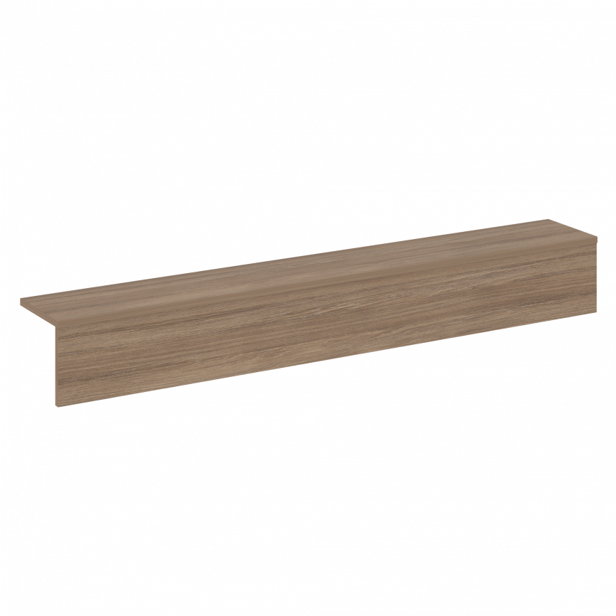 Оникс Накладка на 2 модуля прямая низкая O.R-NP.N-138.2 Тиквуд Светлый 2300*327*297 фото 2