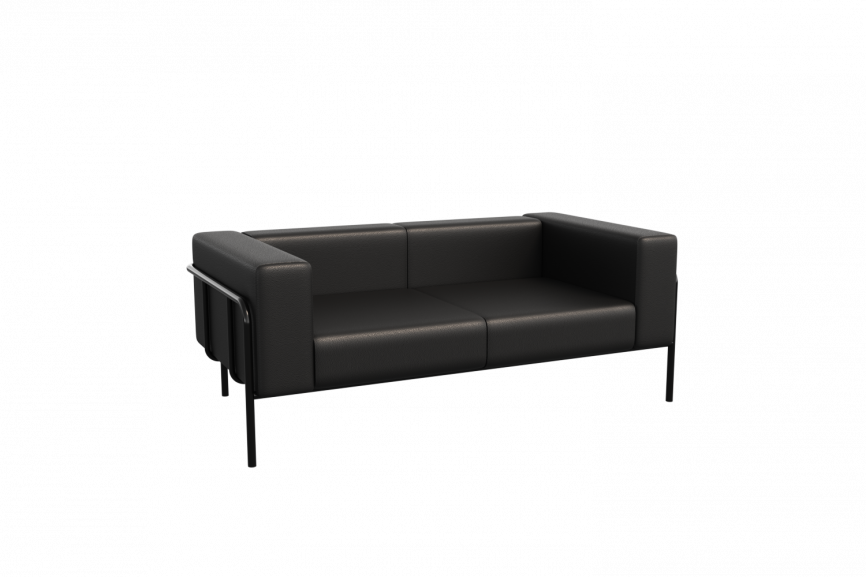 Флекс Диван двухместный FLX-2 Santorini 0401/Металл Черный 1750*915*690 фото 6