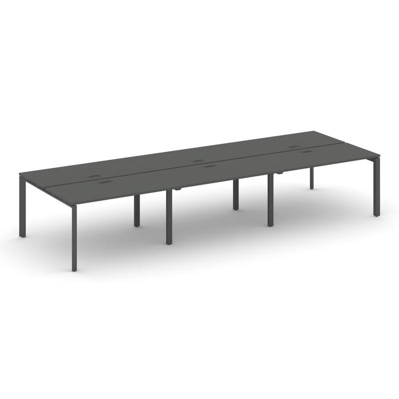 Стайл Проджект Рабочая станция двухсторонняя SN-59P.DRS-083 Серый Пепел/Металл Серый/Заглушка Пласти фото 1
