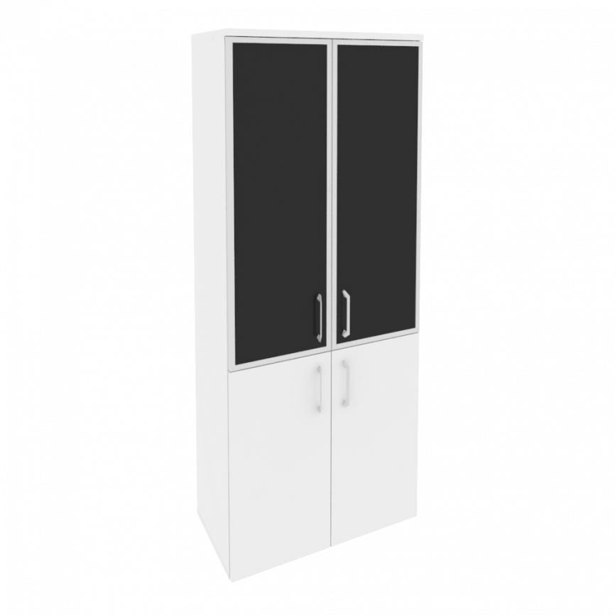 Оникс Шкаф высокий широкий O.ST-1.2 R black Дуб Мали/Стекло Black 800*420*1977 фото 8