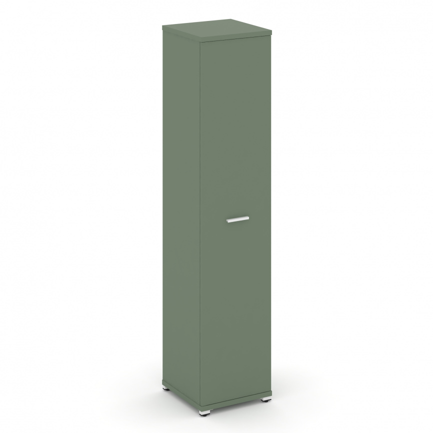 Концепт Шкаф 1 узкая секция, 5 ниш CN.STU-518 W Кобо/Металл Белый 420*420*1922 фото 1