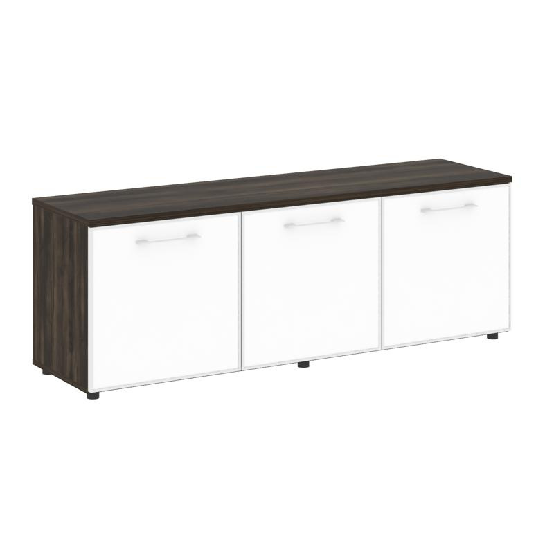 Ялта Тумба модульная LT.TS-3.5 black Дуб Мали/Стекло Black 1642*450*580 фото 7
