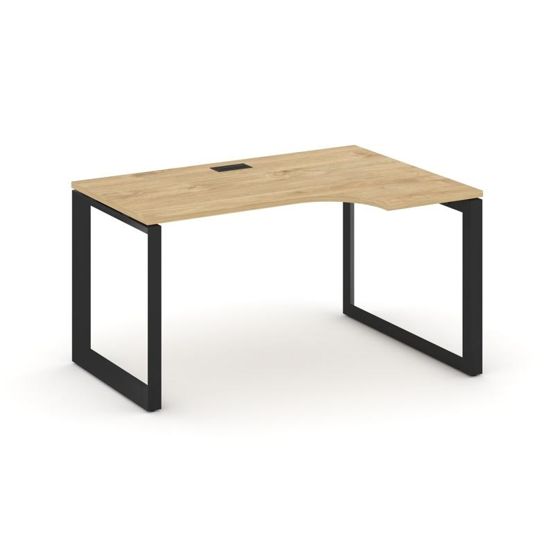 Стайл Проджект Стол рабочий эргономичный SN-59O.SPA-011(R) Серый Пепел/Металл Черный/Заглушка Пласти фото 13