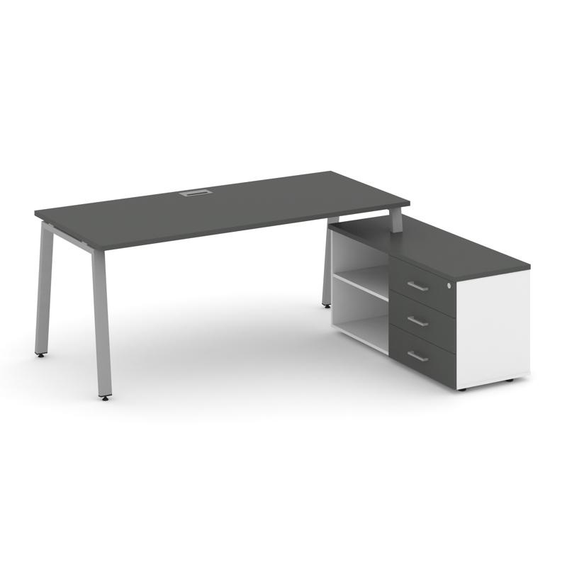 Стайл Проджект Директ Стол письменный с греденцией правой SN-6A.SRG-014.M(R) Дуб Табак/Дуб Табак/Ант фото 63