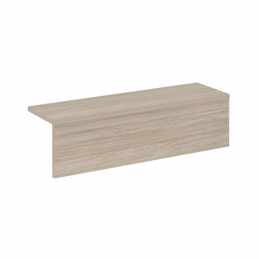 Оникс Накладка на 2 модуля прямая низкая O.R-NP.N-78.2 Тиквуд Светлый 1100*327*297 фото 2