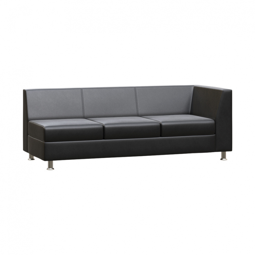 Prime Секция с подлокотником  трехместная левая PR.SP-3 (L) Enzo 994 1850х770х720 фото 1