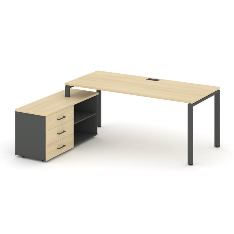 Стайл Проджект Директ Стол письменный с греденцией левой SN-6P.SRG-024.M(L) Дуб Табак/Дуб Табак/Антр фото 46