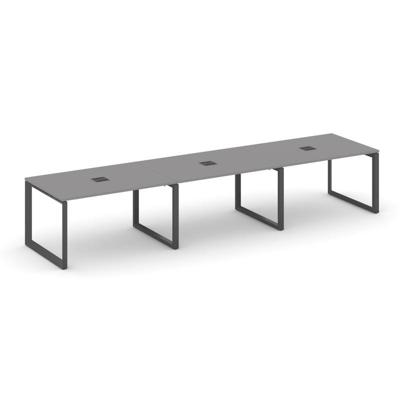 Стайл Проджект Стол переговорный SN-59O.SPRG-024 Серый Пепел/Металл Черный 4740*980*750 фото 29