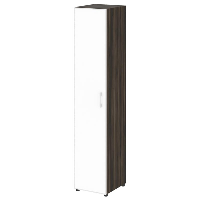 Ялта Шкаф узкий LT.SU-1.10 R (L) black Дуб Мали/Стекло Black 400*450*1987 фото 7