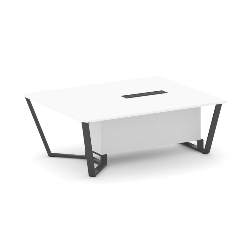 Стил Мит Начальный модуль L=2000 KDK-PR.B.SPNW-20 Тиквуд Светлый/Металл Черный 2000*1600*750 фото 2