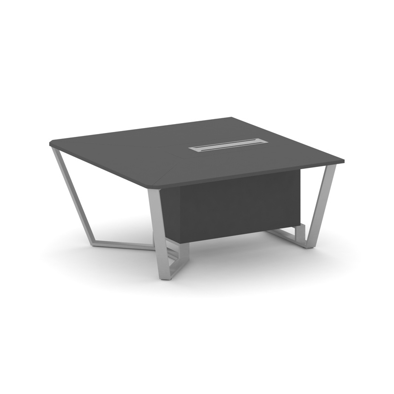 Стил Мит Начальный модуль L=1600 KDK-PR.B.SPNW-16 Тиквуд Светлый/Металл Черный 1600*1600*750 фото 11