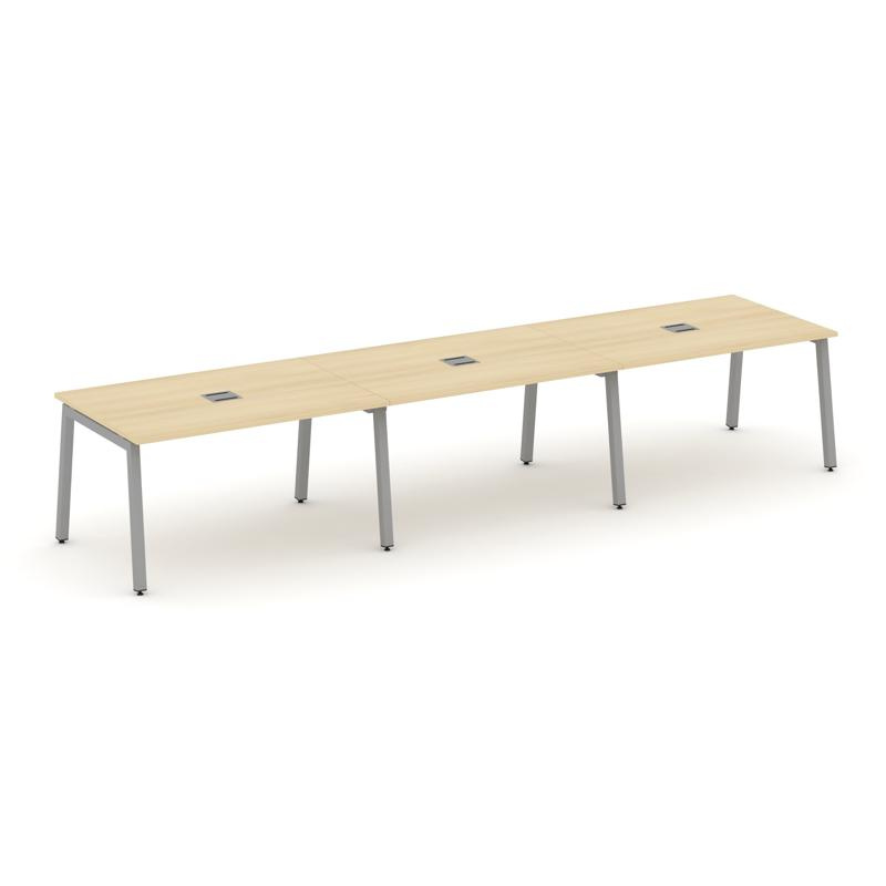 Стайл Проджект Стол переговорный SN-5A.SPRG-024 Серый Пепел/Металл Черный 4740*980*750 фото 16