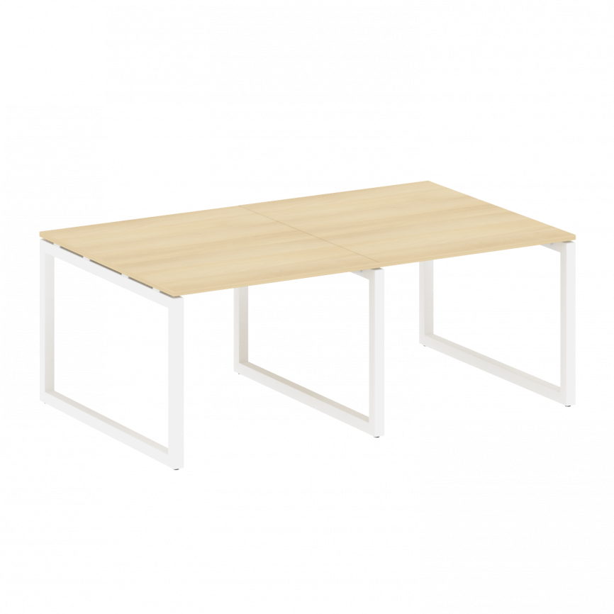 Метал Систем Куатро Переговорный стол (2 столешницы) на О-образном м/к 50БО.ПРГ-2.1 Вяз Благородный/ фото 10