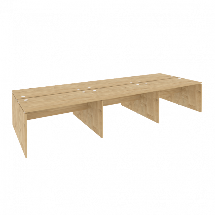 Оникс Рабочая станция O.D.RS-6.3.7 Дуб Мали 4140*1475*750 фото 3
