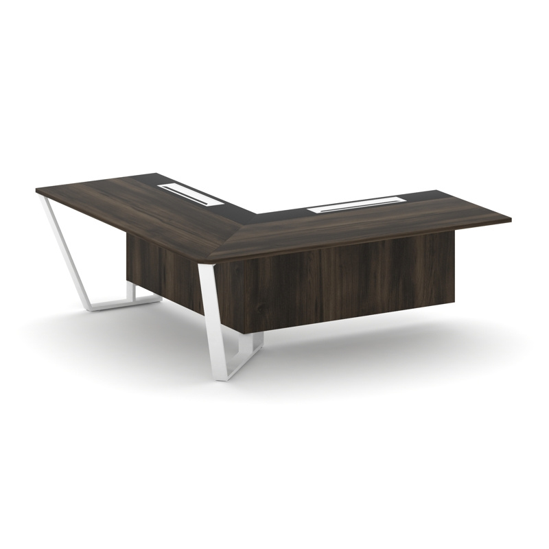 Стил Мит Завершающий угловой модуль левый KMK-PR.B.SPZOU-20(L) Тиквуд Светлый/Графит Глянец/Металл Ч фото 14