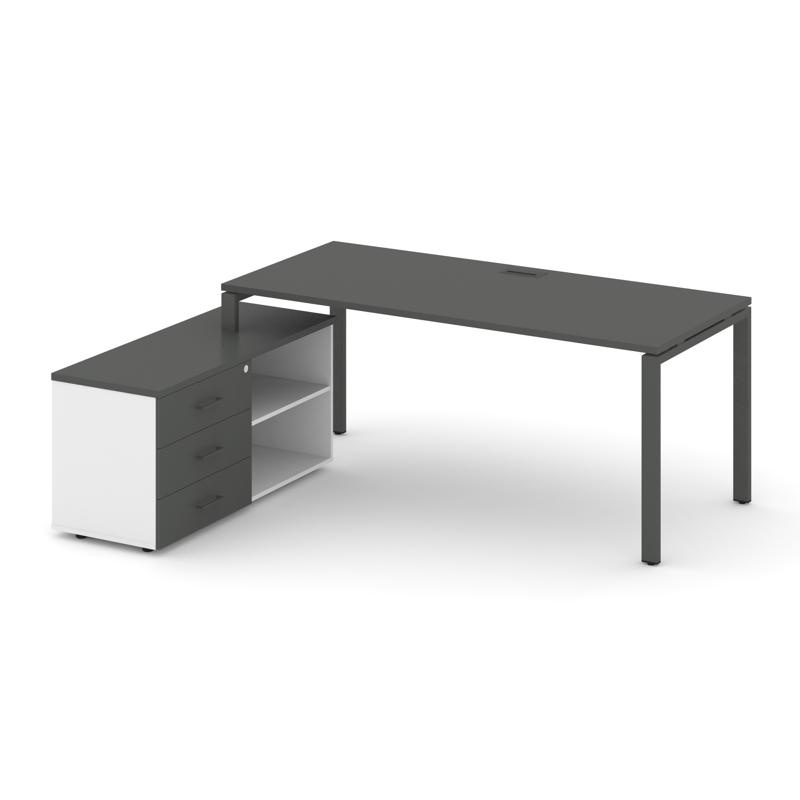 Стайл Проджект Директ Стол письменный с греденцией левой SN-6P.SRG-025.M(L) Дуб Табак/Дуб Табак/Антр фото 53