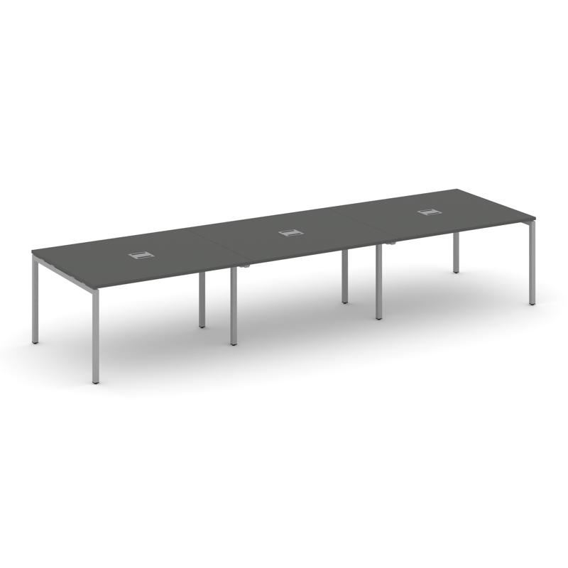 Стайл Проджект Стол переговорный SN-4P.SPRG-053 Антрацит NEW/Металл Черный 4140*1180*750 фото 31