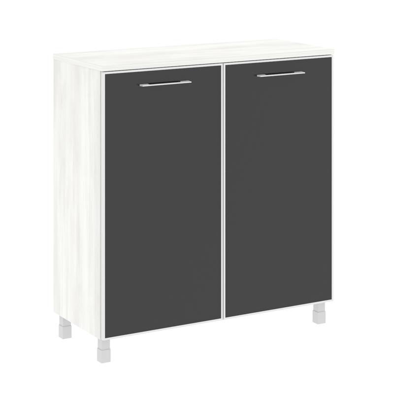 Ялта Шкаф квадратный LT.SD-1.4 R black Дуб Мали/Стекло Black 1098*452*1168 фото 5