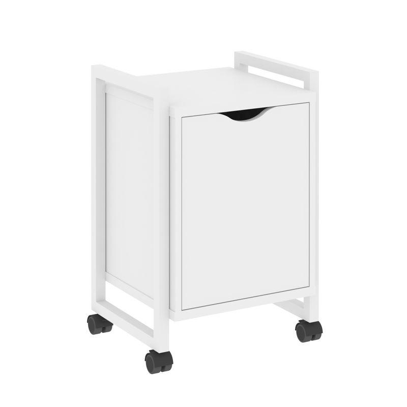Лофт Тумба на колесных опорах+фасад VR.L-T2.K Тиквуд Светлый/Металл Черный 500*460*767 фото 3