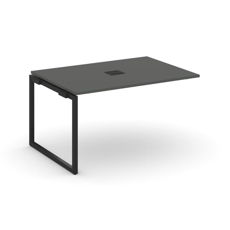 Стайл Проджект Проходной наборный элемент переговорного стола SN-4O.NSPRG-003 Серый Пепел/Металл Чер фото 12