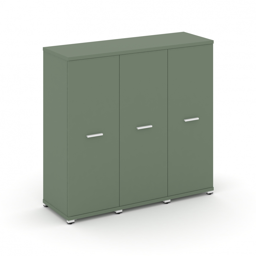 Концепт Шкаф 3 узкие секции, 3 ниши CN.STU-336 W Кобо/Металл Белый 1252*420*1186 фото 1