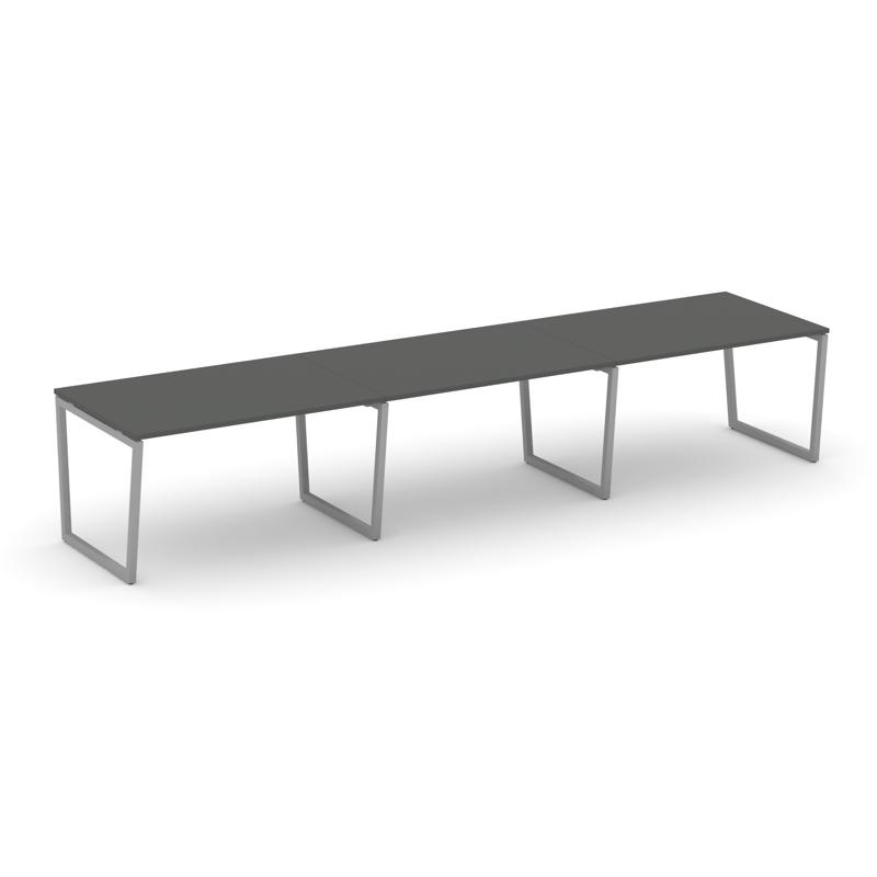 Стайл Проджект Стол переговорный SN-4T2.SPRG-021.3 Серый Пепел/Металл Черный 2940*980*750 фото 12
