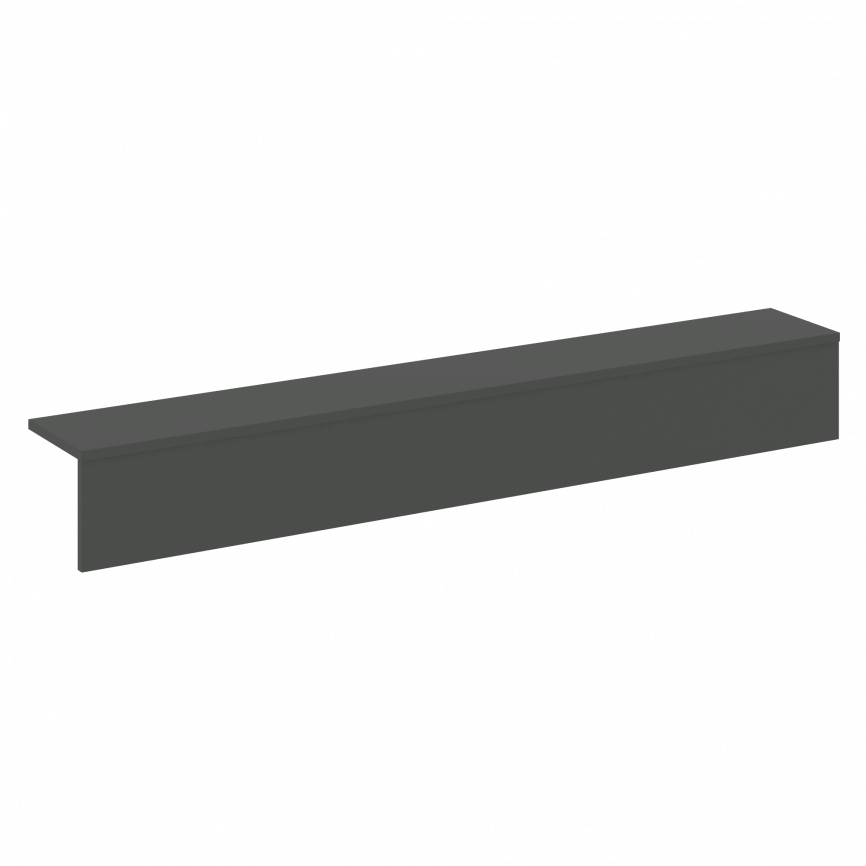 Оникс Накладка на 2 модуля прямая низкая O.R-NP.N-138.2 Тиквуд Светлый 2300*327*297 фото 6