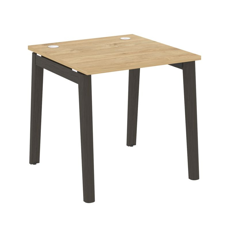 Оникс Вуд Стол письменный OW.SP-0.8 Дуб Мали/Дуб Светлый/Металл Белый 780*800*750 фото 3