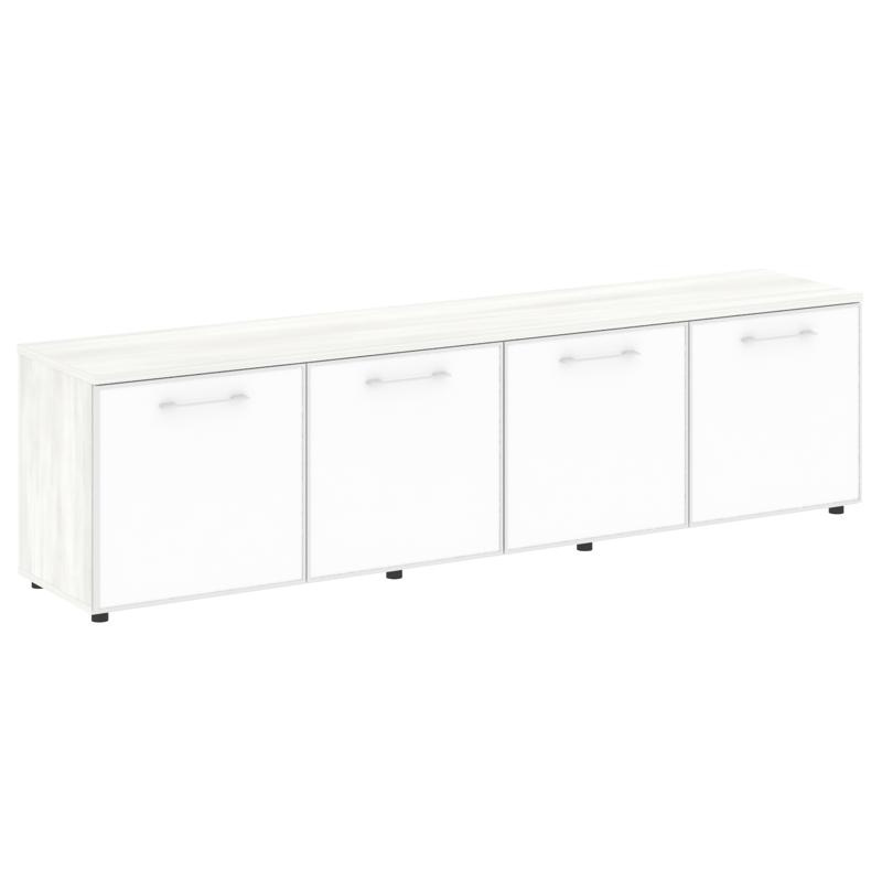 Ялта Тумба модульная LT.TS-4.6 black Дуб Мали/Стекло Black 2188*450*580 фото 6