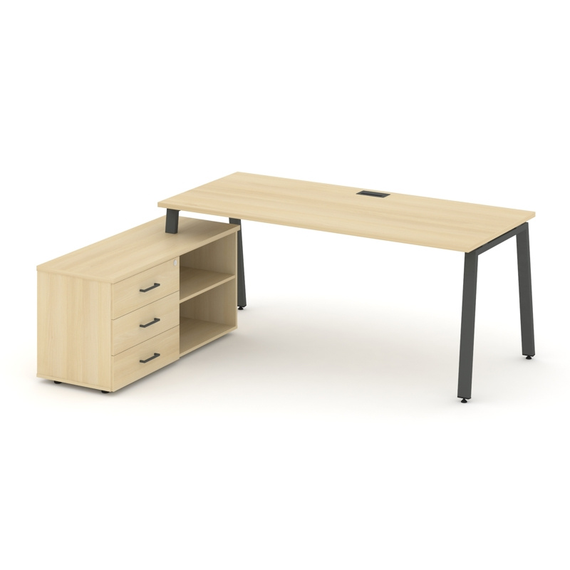 Стайл Проджект Директ Стол письменный с греденцией левой SN-6A.SRG-014.M(L) Дуб Табак/Дуб Табак/Антр фото 9