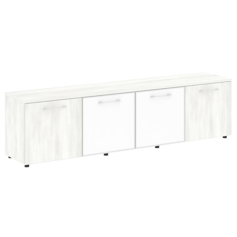 Ялта Тумба модульная LT.TS-4.5 black Дуб Мали/Стекло Black 2188*450*580 фото 6