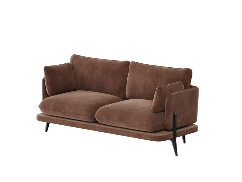 Поско Диван двухместный PSC-02 Merino 003/Металл Черный 2000*850*850 фото 4