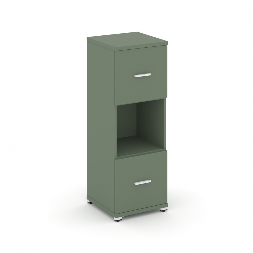 Концепт Шкаф 1 узкая секция, 3 ниши CN.STU-315 W Кобо/Металл Белый 420*420*1186 фото 1
