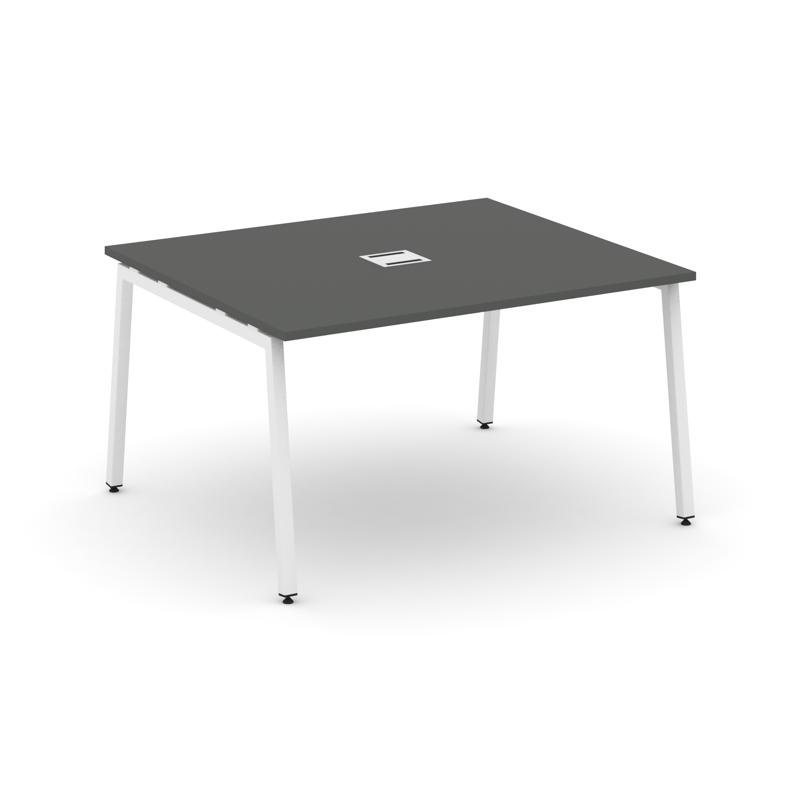 Стайл Проджект Стол переговорный SN-4A.SPRG-033 Серый Пепел/Металл Черный 1380*1180*750 фото 12
