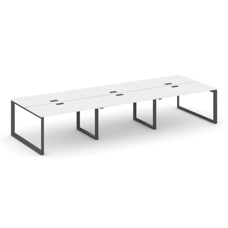 Стайл Проджект Рабочая станция двухсторонняя SN-59O.DRS-062 Серый Пепел/Металл Черный/Заглушка Пласт фото 2