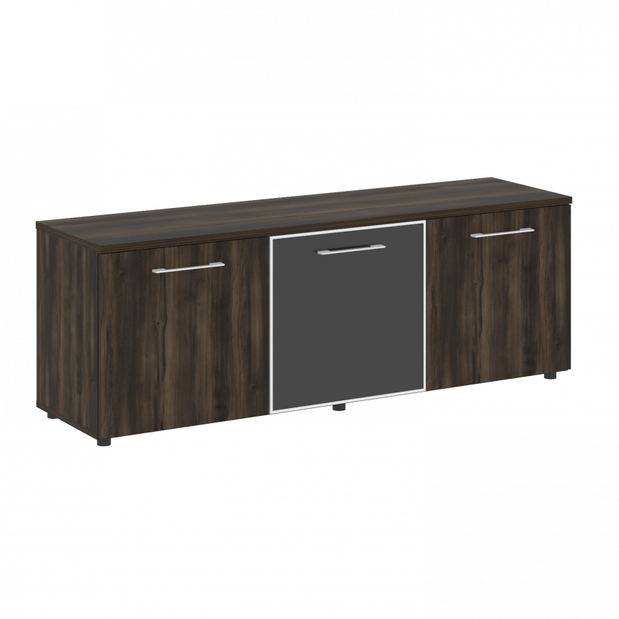Yalta Тумба модульная LT.TS-3.4 black Дуб Мали/Стекло Black 1642*450*580 фото 8