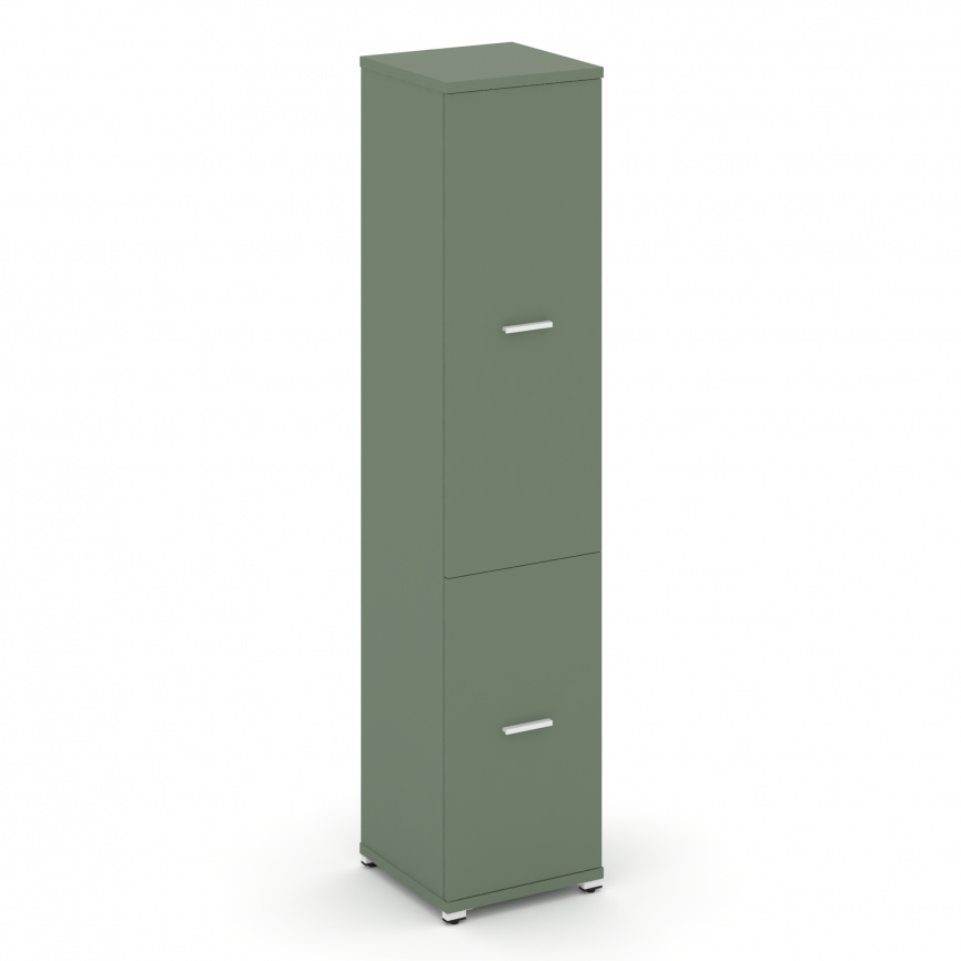 Концепт Шкаф 1 узкая секция, 5 ниш CN.STU-512 W Кобо/Металл Белый 420*420*1922 фото 1