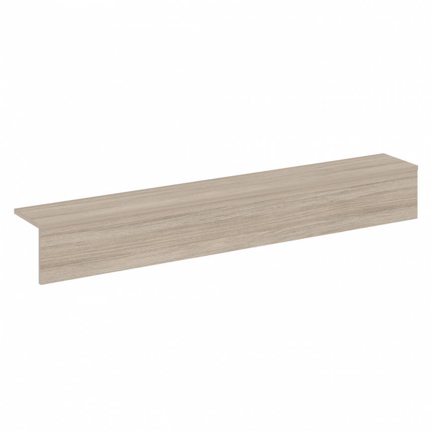 Оникс Накладка на 2 модуля прямая низкая O.R-NP.N-138.2 Тиквуд Светлый 2300*327*297 фото 1
