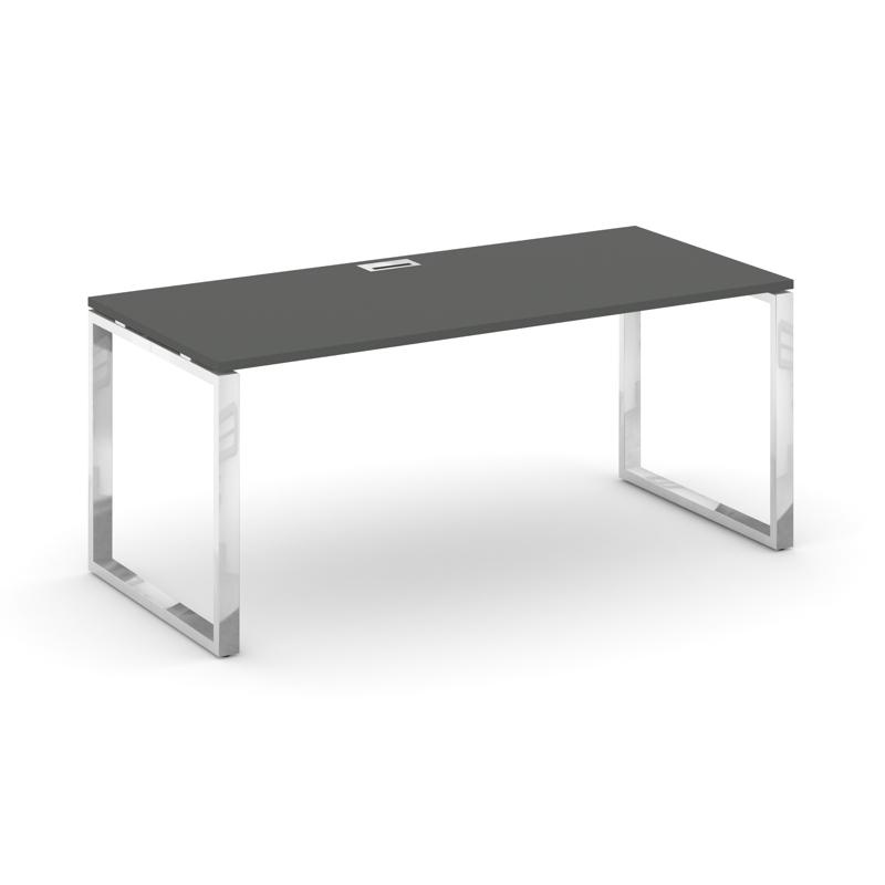 Стайл Проджект Директ Люкс Стол письменный M-SN-6O.SR-013.M Антрацит NEW/Нержавеющая Сталь/Хром 1380 фото 7