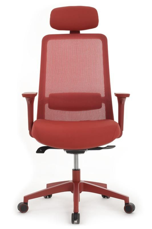 Кресло Ворк W-218C RED Красный фото 79
