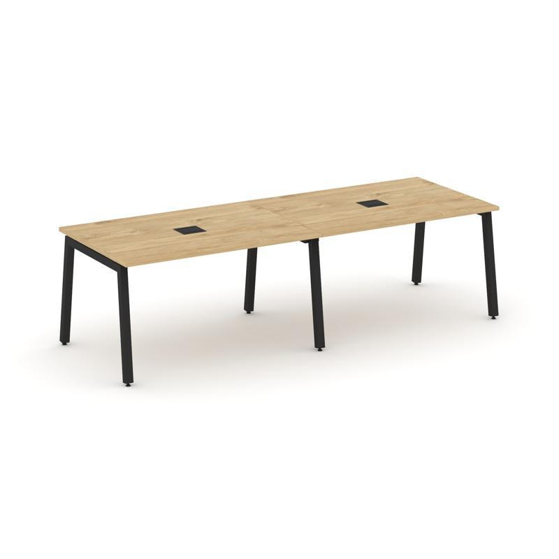 Стайл Проджект Стол переговорный SN-5A.SPRG-014 Серый Пепел/Металл Черный 3160*980*750 фото 20