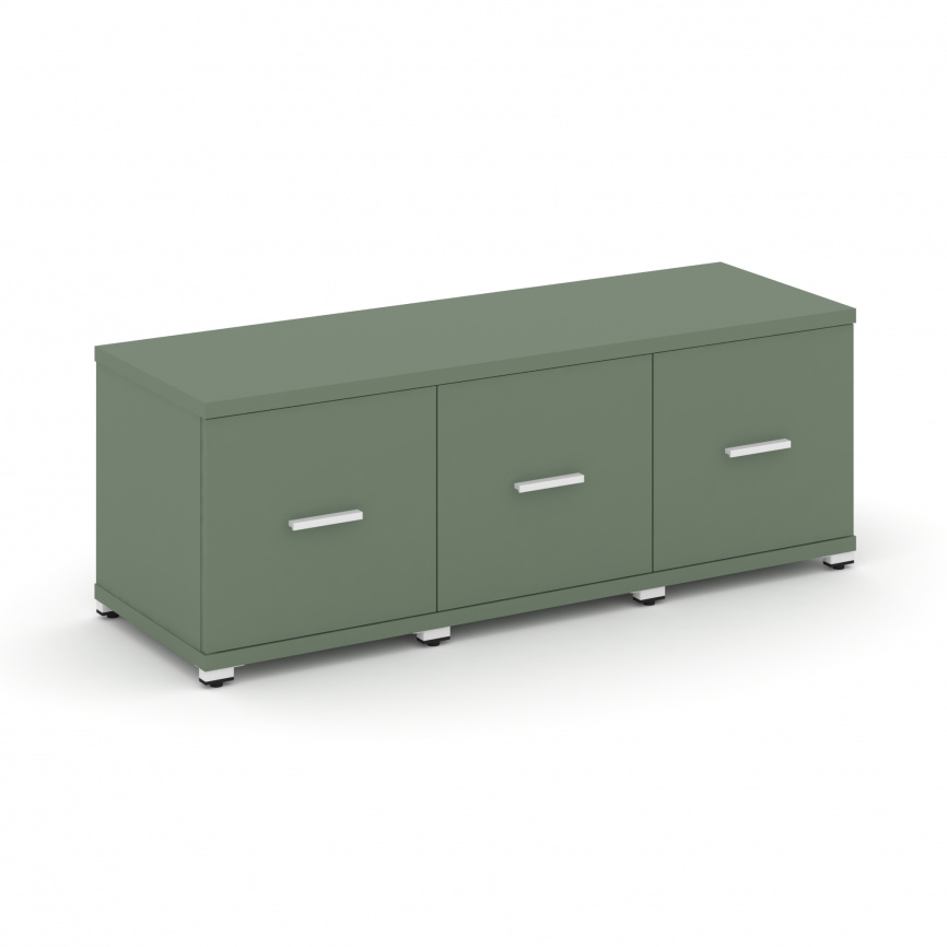 Концепт Шкаф 3 узкие секции, 1 ниша CN.STU-133 W Кобо/Металл Белый 1252*420*450 фото 1